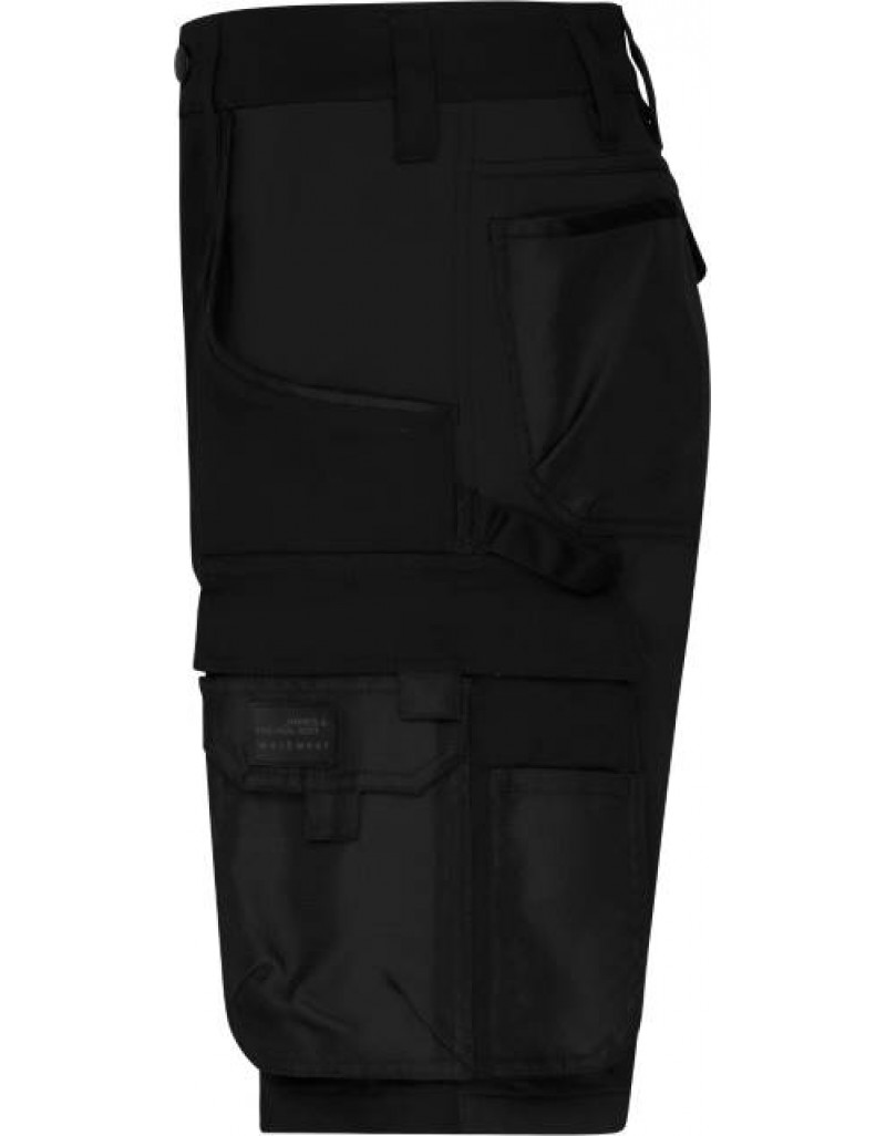 Pantaloni scurți elastici Bermuda de lucru „Slim Line”